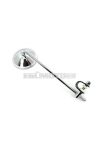 Mirror chrome round 100mm rod 260mm clamp 22mm for Zündapp, Kreidler, Hercules, Miele, DKW, NSU, Horex, Puch, Gritzner