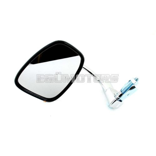 Tükör bal, 120x90mm, rúd 120mm, Zündapp, Kreidler, Puch, DKW, Miele, NSU, Simson, Hercules, moped, scooter