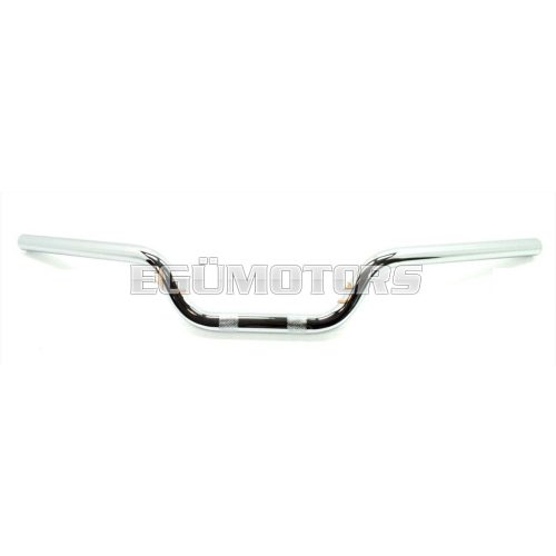 Handlebar chrome 22mm 645mm 80mm for Zündapp KS 50, 80, Kreidler, Hercules, Puch, Simson = MG00000210