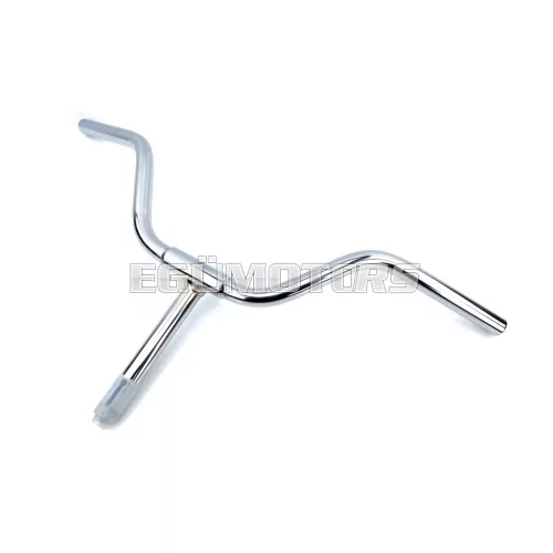 Kormány krómozott 22mm, 630mm, 120mm, Rixe, Miele, DKW, Hercules, Göricke, Gritzner, Transportmoped, Express