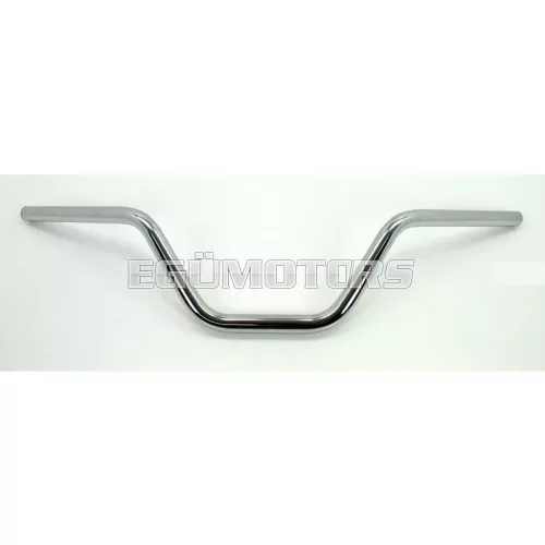 Kormány krómozott 22.2mm, 690mm, 130mm, 110mm, Zündapp, Kreidler, Hercules, Puch VZ 50, DKW, KTM, Rixe