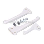 Kar készlet fehér, rugókkal és csővéggel, Piaggio Ciao, SI, Garelli moped