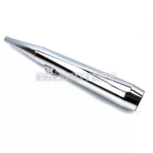 Kipufogó Jamarcol, krómozott, 700mm, 70mm, Kreidler Florett LF, LH, RMC, Flory, Zündapp CS, KS, GTS, ZD, Hercules, Puch