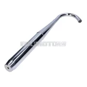 Kipufogó krómozott, 70mm, 32mm kipufogócsonk csatlakozással, Zündapp GTS 50, C 50 Sport, CS 25, ZD