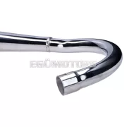 Kipufogó krómozott, 70mm, 32mm kipufogócsonk csatlakozással, Zündapp GTS 50, C 50 Sport, CS 25, ZD