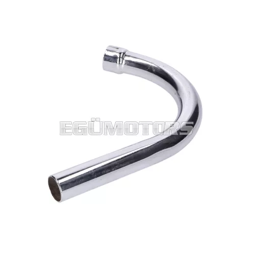 Kipufogócsonk krómozott, 32mm hengercsatlakozással, 30mm kipufogócsatlakozással, Zündapp C 50 Sport, Super, GTS