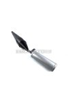 Exhaust Black Silver 28mm 750mm for Simson Schwalbe KR 51, S 50, 70, SR 80, Zündapp, Kreidler, Hercules, Puch, DKW, KTM, Rixe