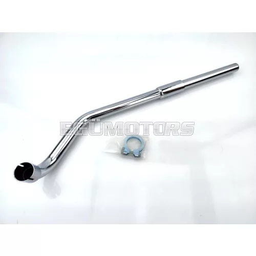 Kipufogócsonk acél, 26mm/28mm jobb, Hercules, Prima