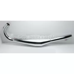   Verseny kipufogó krómozott, 36mm, 820mm, 51mm, 90mm, Zündapp, CS, C 50 Sport, GTS, KS
