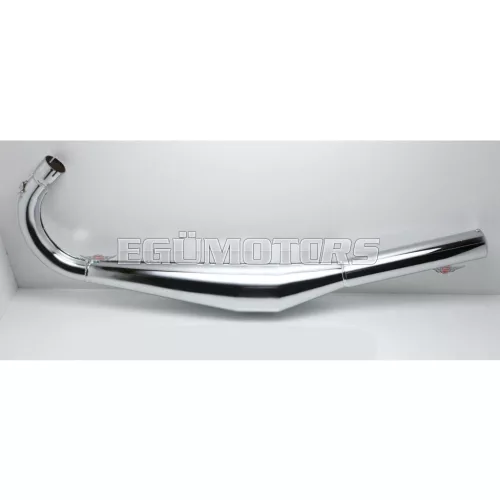Verseny kipufogó krómozott, 36mm, 820mm, 51mm, 90mm, Zündapp, CS, C 50 Sport, GTS, KS
