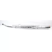 Kipufogó krómozott, 22mm, kipufogódob betéttel, moped, mokick