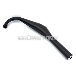   Kipufogó fekete, peremes csatlakozással, 32mm, 820mm, 51mm, Hercules, DKW, Sachs engine type 501, 50 S