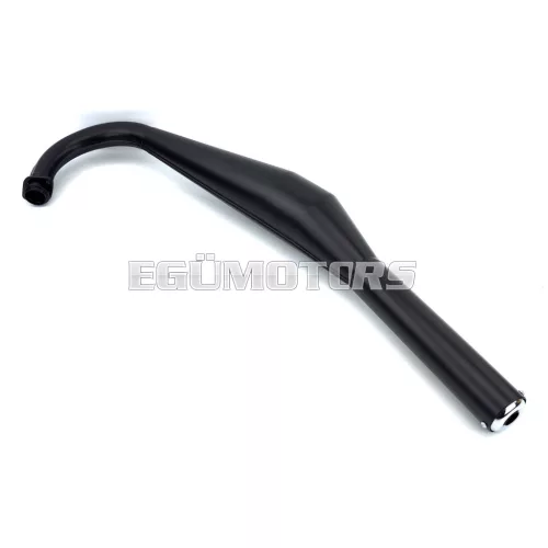 Kipufogó fekete, peremes csatlakozással, 32mm, 820mm, 51mm, Hercules, DKW, Sachs engine type 501, 50 S