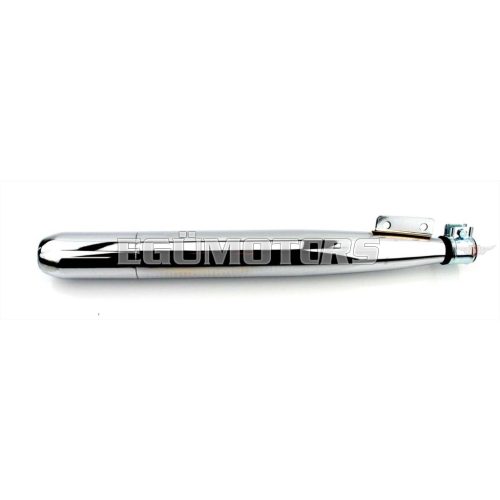 Exhaust stainless steel 535mm 60mm 28mm for Puch Monza
