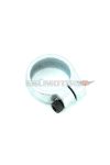 Manifold clamp 34mm steel for Zündapp CS 25, 50 Type 448, ZD 50, GTS C