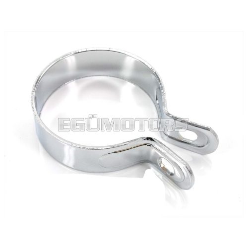 Exhaust clamp chrome 60mm 20mm for Zündapp, Kreidler, Hercules, Puch, Simson, KTM, DKW, Miele, Göricke, Gritzner, moped, moped, mokick, KKR, scooter