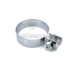   Kipufogó bilincs krómozott, 60mm, 18mm, Zündapp, Kreidler, Hercules, Puch, Simson, KTM, DKW, Miele, Göricke, Gritzner, Zündapp Bergsteiger, M 25, 50