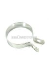 Exhaust clamp chrome 65mm 20mm for moped, moped, mokick, KKR, scooter