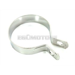   Exhaust clamp chrome 65mm 20mm for moped, moped, mokick, KKR, scooter
