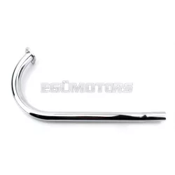   Kipufogócső peremes, krómozott, 26mm, Zündapp, Bergsteiger M 50, 25