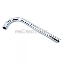   Kipufogócső krómozott, 28mm, 380mm, Rixe, Miele K 50, DKW, Göricke, Gritzner, KTM, Hercules MP 4