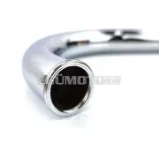 Kipufogócső krómozott, 28mm, 380mm, Rixe, Miele K 50, DKW, Göricke, Gritzner, KTM, Hercules MP 4