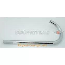 Kipufogócső krómozott, 24mm, 400mm, NSU, Quickly