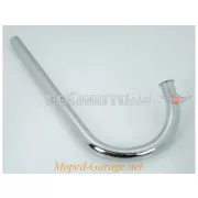 Kipufogócső krómozott, 24mm, 400mm, NSU, Quickly