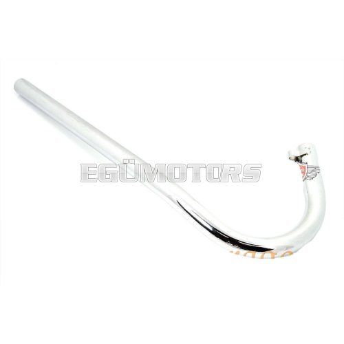 Exhaust manifold chrome 26mm 490mm for DKW Super Hummel, Luxus, Zweirad Union Type 126, Victoria