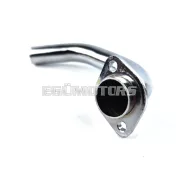 Kipufogócső acél, 32mm, krómozott, Hercules K 50 RE RL Sport, Ultra, KX 5, Supra, KTM, DKW