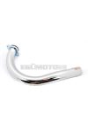 Exhaust manifold 32mm flange 50mm chrome for Hercules K 50 Ultra, Prima GT, GX, KTM, DKW