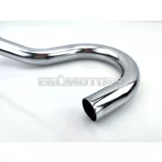 Kipufogócső acél, 32mm, 30mm, perembilinccsel, Zündapp, RS 50, scooter type 561