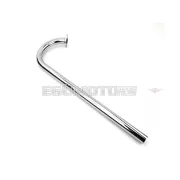 Kipufogócső peremes, krómozott, 23mm, 500mm, 26mm, 42mm, Zündapp, Super Combinette, Type 428, 429, 433