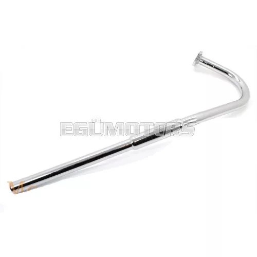 Kipufogócső acél, 26mm, 17mm, 40mm, Zündapp, ZA, ZR, ZD, Type 446, 447