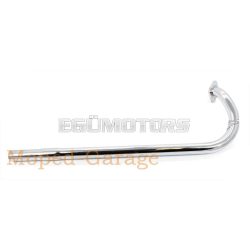   Exhaust manifold steel 500mm 24mm chrome for Zündapp, automatic, moped, moped, type 442