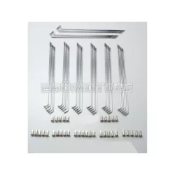   Küllő krómozott, 160mm, anyával, 36 darab, Puch, MV, MS, DZ, VS