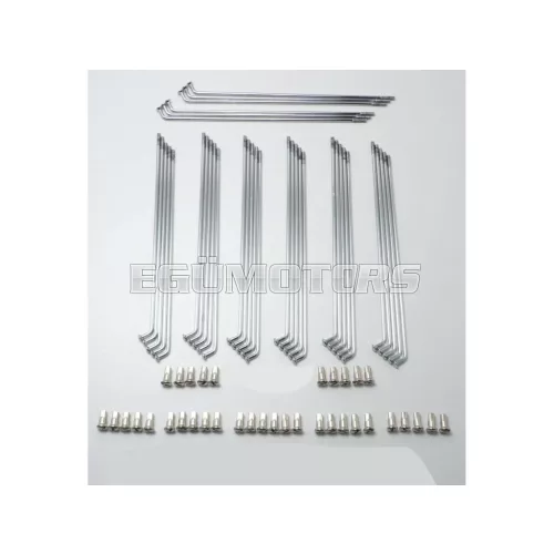 Küllő krómozott, 160mm, anyával, 36 darab, Puch, MV, MS, DZ, VS