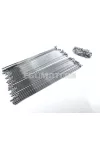 Küllő krómozott, 208mm, anyával, 36 darab, Puch MV, MS, DZ, VS