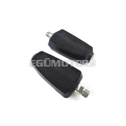   Fekete műanyag pedálpár, Zündapp M 50, Moped 25 Type 434 Bergsteiger, CS, CX, ZD, C, Kreidler Flory, Hercules, Puch, DKW, Miele