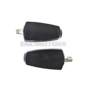 Fekete műanyag pedálpár, Zündapp M 50, Moped 25 Type 434 Bergsteiger, CS, CX, ZD, C, Kreidler Flory, Hercules, Puch, DKW, Miele