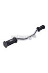 Footrest tube chrome 485mm 18mm with footrest rubbers for Zündapp GTS 50, KS C 50 Sport, Super, CS