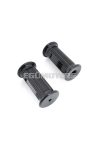 Footrest rubbers black 100mm 37mm for Zündapp KS, GTS C 50, Hercules Kreidler moped, moped, mokick, KKR, Zündapp, Puch KKR
