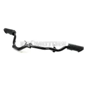 Lábtartó cső acél, fekete, gumival, Honda, MB 50 Mokick
