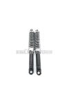 Shock absorber set 300mm adjustable black/silver 10mm/8mm for Zündapp, Kreidler, Hercules, Puch, moped, mokick, moped