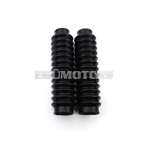 Fork gaiter rubber black 28/33mm 180mm for Kreidler Flory MF 22, 23, 30, 32, 34, Tomos A 3, 35, Hercules MK 1, 2, K 50 SL, RL, Sprint, 75 Prima 4, 5 S, GT GX