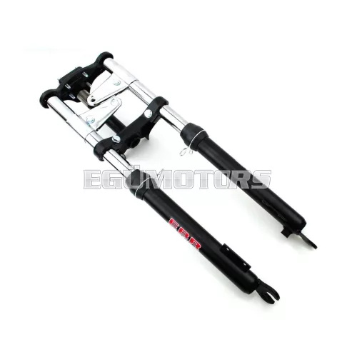 Teleszkópos első villa fekete, 560mm, 28mm, 35mm, 26mm, 180mm, Puch Maxi S, N, X 30