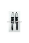 Shock absorber set black chrome 360mm bushes 8mm 10mm spring 7mm for Puch, Monza, moped, moped, mokick