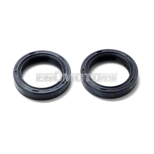 Front fork oil seal set 28x38mm black for Zündapp, CS, CX, Hai Type 448
