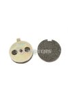 Brake pads disc round for Kreidler Florett, Zündapp, Hercules, Puch