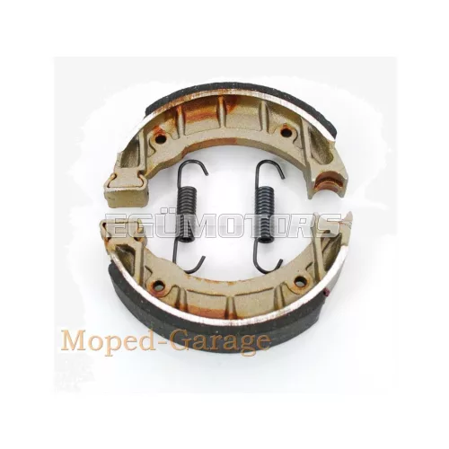 Brake pad set 104x20mm with springs for Zündapp ZR, ZX, Kreidler, Hercules, Puch, Tomos A 35, 55
